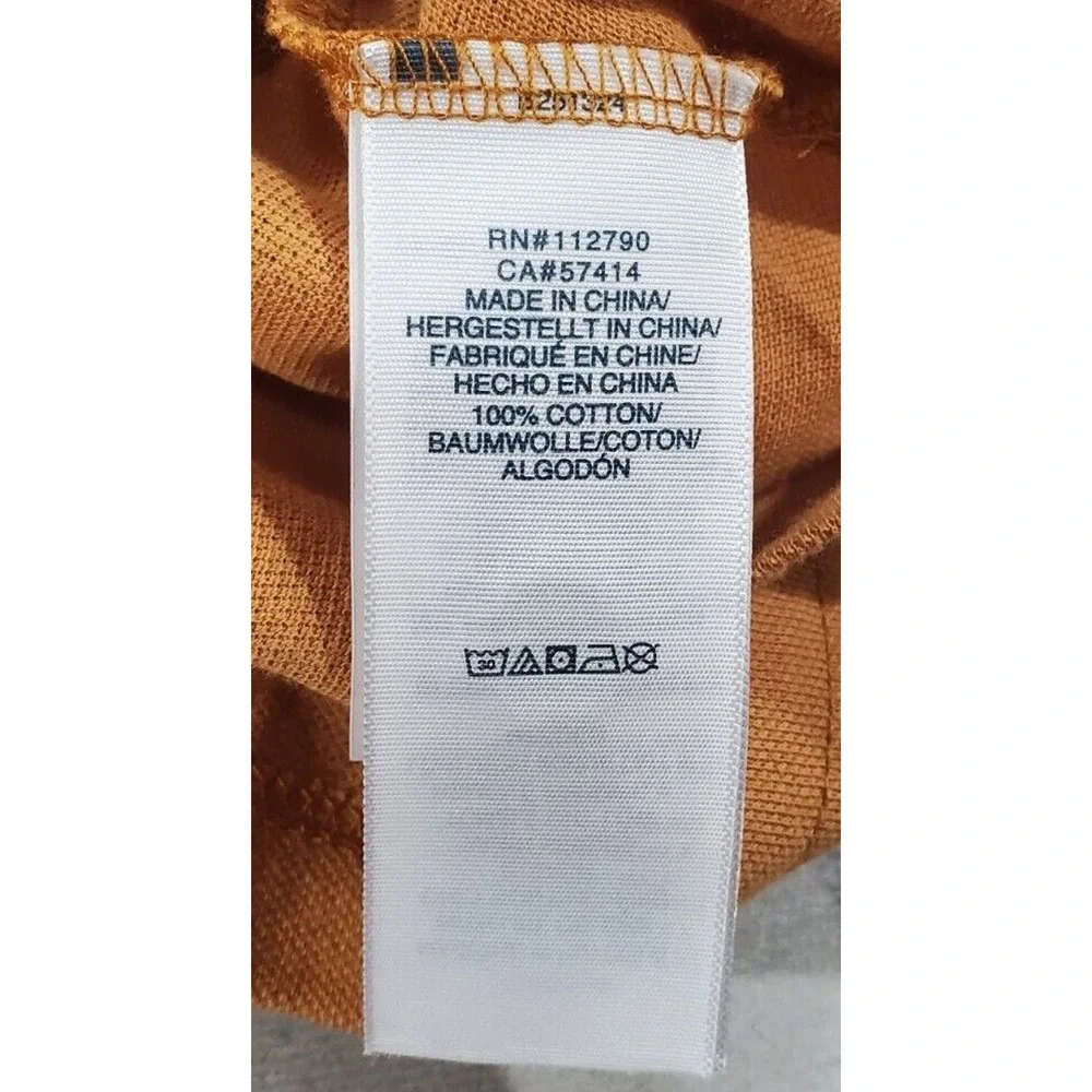 True Religion Tan Black Branded Collar SS Polo MENS SIZE SMALL